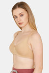 Bwitch Double Layered Wirefree Full Coverage Side Shaper Panel T-Shirt Bra - Skin — thumbnail 2
