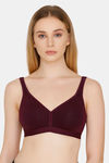Bwitch Wirefree Cotton Lined T-Shirt Bra - Grape — thumbnail 1