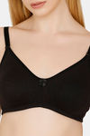 Bwitch Non Padded Wirefree Cotton Lined Everyday T-Shirt Bra - Black — thumbnail 4