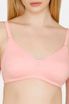 Bwitch Non Padded Wirefree Cotton Lined Everyday T-Shirt Bra - Pink — thumbnail 4