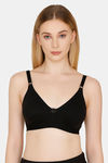 Bwitch Non Padded Wirefree Cotton Lined T-Shirt Bra - Black — thumbnail 1