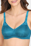 BITZ Double Layered Non Wired Full Coverage Minimiser Bra - Ocean Depth — thumbnail 4