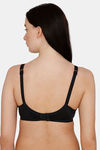 Bitz Double Layered Non Wired Full Coverage Super Support Bra - Black Beauty — thumbnail 3