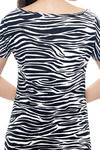 Zivame Cotton Wild Safari Zzzebra Off-Shoulder Nightdress — thumbnail 4