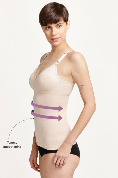 

Zivame Seamless Camisole with Removeable Cookie Skin, Skins