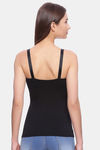 Zivame Nylon Spandex Maternity Camisole - Black — thumbnail 3