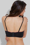 Zivame All That Lace Longline Strapless Bra- Black — thumbnail 5