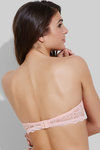 Zivame Wings of Lace Strapless T-shirt Bra- Peach — thumbnail 2
