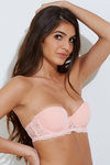 Zivame Wings of Lace Strapless T-shirt Bra- Peach — thumbnail 3