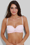 Zivame Wings of Lace Strapless T-shirt Bra- Pink — thumbnail 4