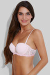 Zivame Wings of Lace Strapless T-shirt Bra- Pink — thumbnail 6