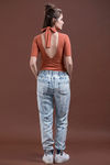 Zivame Washed Trible Print Jogger Pants- Grey — thumbnail 3