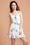 Zivame Washed Blue Relaxed Fit Skater Dress — thumbnail 1