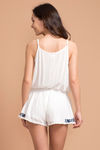 Zivame Urban Soft Relaxed Fit Playsuit-Ivory — thumbnail 2