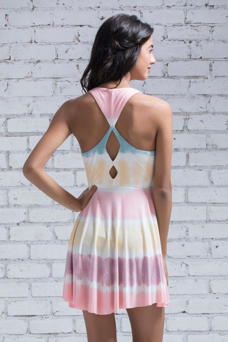 Zivame Knee Length Dimond Key Hole  Dress- Assorted — image 3