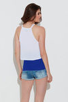 Zivame Cotton Stretchable Miracle Tube- Blue — thumbnail 3