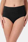 Candour London High Rise Hipster Panty - Black Grey Black — thumbnail 2