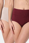 Candour London High Rise Hipster Panty - Red Skin Red — thumbnail 1