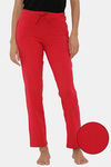 Candour London Cotton Elastane Pyjama - Red — thumbnail 1