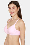 College Girl Double Layered Non-Wired Medium Coverage T-Shirt Bra - Lt Pink — thumbnail 2