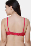 College Girl Padded Non Wired 3/4th Coverage Cami Bra - Hot Pink — thumbnail 2