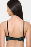 College Girl Padded Non Wired Full Coverage Bralette - Black — thumbnail 2