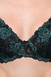 College Girl Padded Non Wired Full Coverage Bralette - Black — thumbnail 4