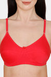 Coucou Essentials Double Layered Non Wired Medium Coverage T-Shirt Bra - Coral — thumbnail 4