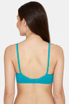 Coucou Essentials Double Layered Non Wired Medium Coverage T-Shirt Bra - Turquoise — thumbnail 3