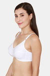 Coucou Essentials Single Layered Non Wired Medium Coverage T-Shirt Bra - Bright White — thumbnail 2
