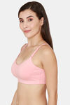 Coucouc Essentials Single Layered Non Wired Medium Coverage Slip On Bra - Quartz Pink — thumbnail 2