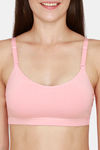 Coucouc Essentials Single Layered Non Wired Medium Coverage Slip On Bra - Quartz Pink — thumbnail 4