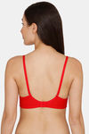 Coucou Essentials Double Layered Non Wired Medium Coverage T-Shirt Bra - Barbados Cherry — thumbnail 3