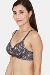 Coucou Essentials Padded Non Wired Medium Coverage T-Shirt Bra - Jet Black — thumbnail 2