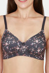 Coucou Essentials Padded Non Wired Medium Coverage T-Shirt Bra - Jet Black — thumbnail 4