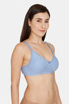 Coucou Essentials Double Layered Non Wired 3/4th Coverage T-Shirt Bra - Sheer Lilac — thumbnail 2
