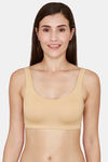 Coucou Essentials Double Layered Non Wired 3/4th Coverage Slip On Bra - Roebuck — thumbnail 1