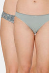 Coucou Mid Rise 3/4th Coverage Bikini Panty (Pack of 2) - Multicolor — thumbnail 1