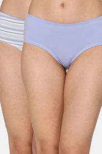 Blue and Blue White Stripe