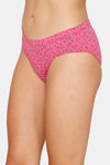 Coucou Mid Rise 3/4th Coverage Hipster Panty (Pack of 3) - Multicolor — thumbnail 11