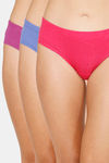 Coucou Mid Rise 3/4th Coverage Hipster Panty (Pack of 3) - Multicolor — thumbnail 1