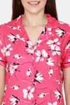 Coucou Woven Printed Pyjama Set - Cabaret — thumbnail 5