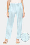 Coucou Woven Pyjama - Aquamarine — thumbnail 1