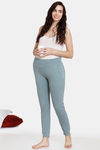 Coucou Bamboo Cotton Maternity Pyjama - Slate — thumbnail 4
