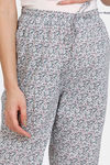Coucou Woven Maternity Pyjama Set - White Smoke — thumbnail 6