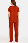 Coucou Maternity Woven Pyjama Set With Discreet Feeding - Cocoa Brown — thumbnail 3