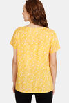 Coucou Maternity Woven Loungewear Top With Discreet Feeding - Primrose Yellow — thumbnail 3