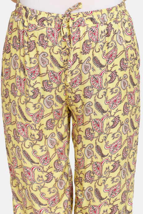 Coucou Maternity Woven Pyjama Set With Discreet Feeding - Vibrant Yellow — image 6