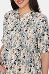 Coucou Maternity Woven Mid Length Nightdress - Tapioca — thumbnail 5