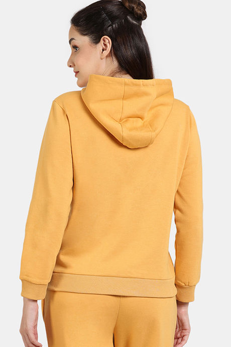 Coucou Fleece Knit Cotton Hoodie Sweatshirt - Clay — image 4